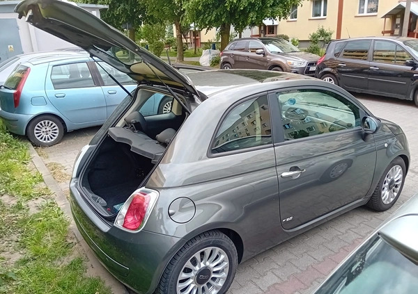 Fiat 500 cena 28500 przebieg: 140450, rok produkcji 2013 z Żory małe 121